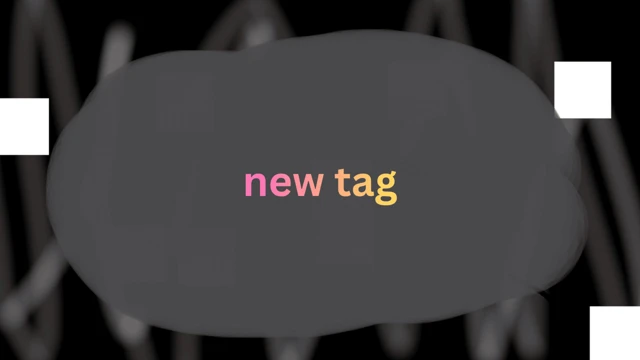 new tag cover
