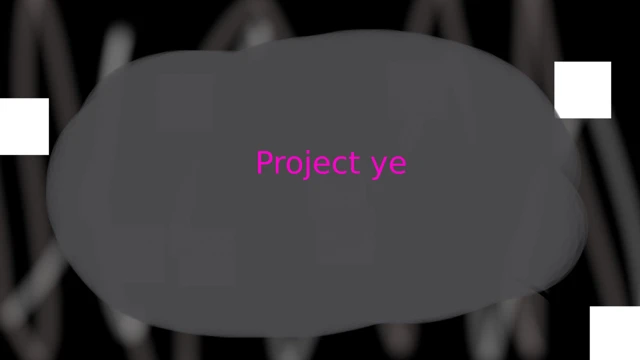 Project ye cover
