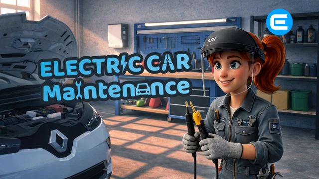Electric car maintenance cover