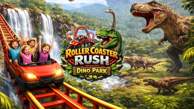 Roller Coaster Rush - Dino Park cover