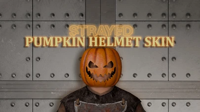 Pumpkin Helmet cover