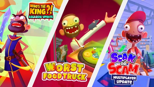 Scan or Scam x Who's The King?! x Worst Food Truck Bundle cover