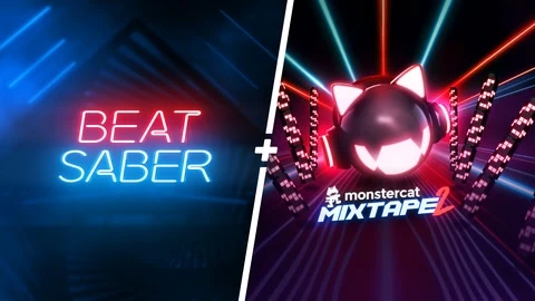 Beat Saber + Monstercat Mixtape 2 cover