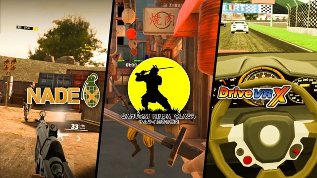 Variety Bundle: FPS Shooter, Racing & Ninja Sword Fight cover