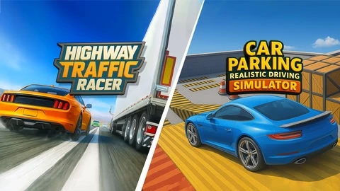 Highway Traffic Racer -  Parking Simulator : Ultimate VR Driving Bundle Pack cover