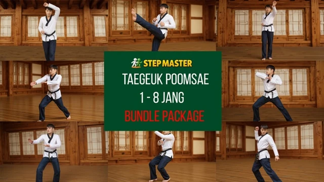 Taegeuk Poomsae  ( 1 - 8 Jang )  Budle Package cover