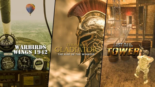 Gladiator, Commando Shooting and World War II Planes cover