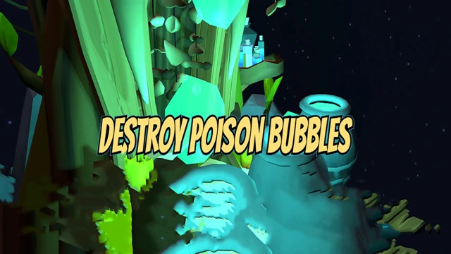 Destroy poison bubble cover
