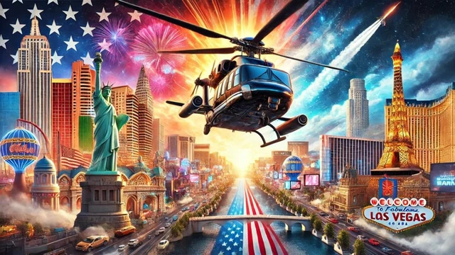 Helicopter Bundle Las Vegas and Los Angeles - VR Travel cover