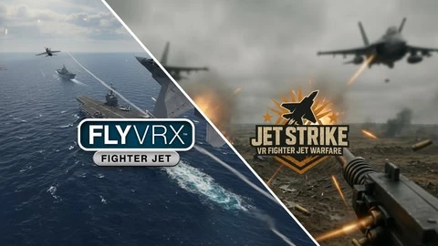 Jet Strike : VR Fighter Jet Warfare | FlyVRX - Fighter Jet Air Combat cover