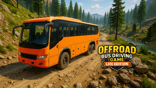 Offroad Bus Driving Game: Lite Edition cover