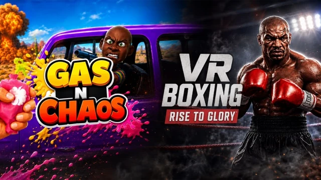 Gas N Chaos + VR Boxing Rise to Glory cover