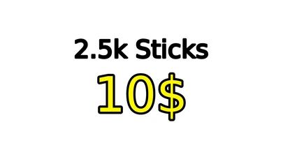 2500 Sticks cover