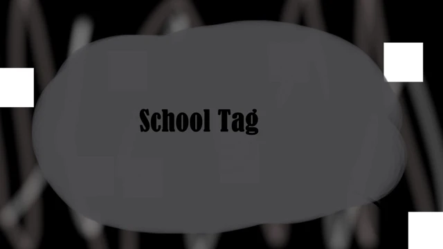 School Tag cover