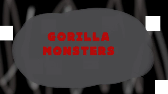 Gorilla Monsters cover