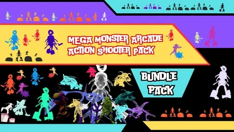 MEGA Monster Arcade Action Shooter Pack cover