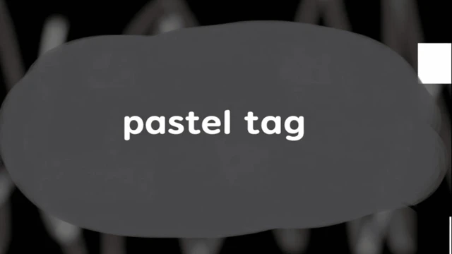 Pastel Tag cover