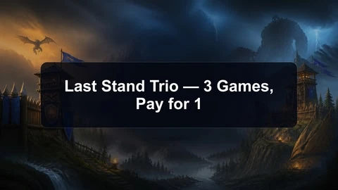 Last Stand Trio — 3 Games, Pay for 1 cover