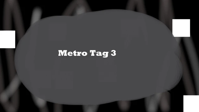 Metro Tag 3 cover